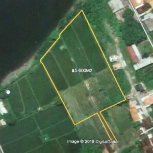 Beach front Land 5600 sqm for sale