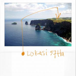 For Sale: Beach and Cliff front Land 570000 qm Nusa Penida Island, Bali